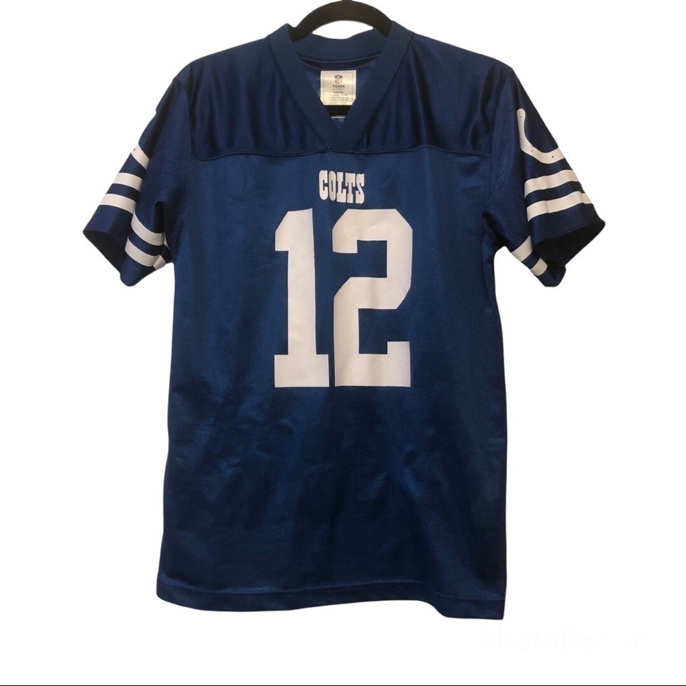 NFL Indianapolis Colts Andrew Luck #12 Blue & White Jersey